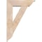 Ekena Millwork Traditional Traditional Smooth Bracket w/ Offset Brace, Douglas Fir, 7 1/2"W x 26"D x 38"H BKT0806X26X38TRA01SDF - alternate 2